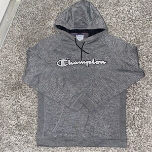 Champion Heather Gray Pullover Hoodie